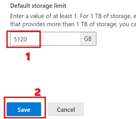 Bước 7: Điền “5120” rồi nhấn “Save” để lưu lại