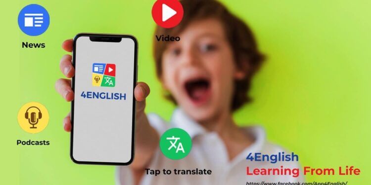 4English App - Tự Học tiếng Anh (mở khoá Pro)